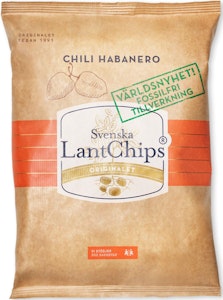 Svenska LantChips Chips Chili Habanero 200g Svenska LantChips