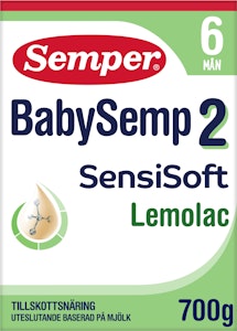 Semper Tillskottsnäring BabySemp 2 Lemolac 6M 700g Semper