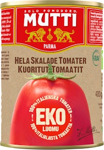 Mutti Tomater Hela Skalade EKO 400g Mutti