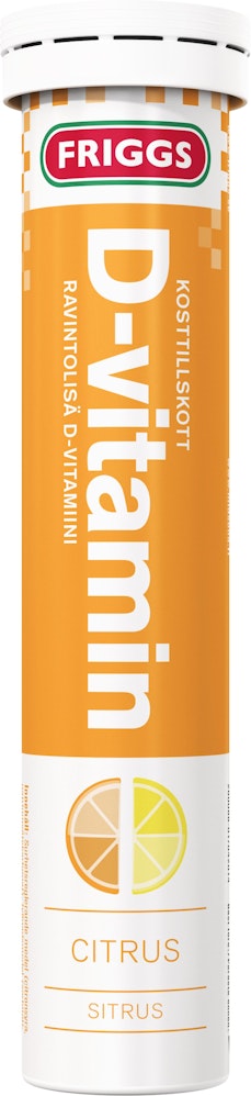 Friggs D-Vitaminbrus Citrus 20-p Friggs