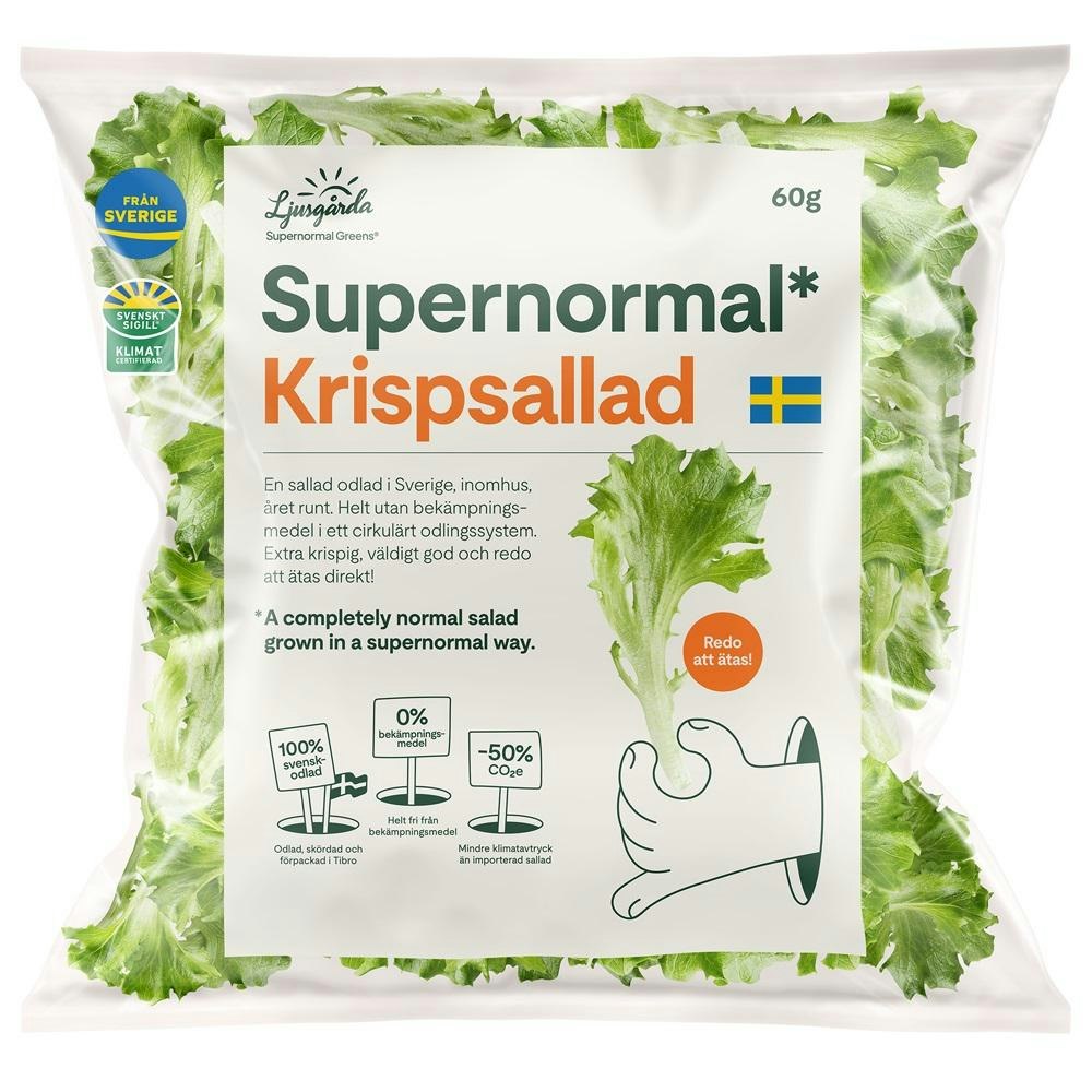 Frukt & Grönt Supernormal Krispsallad klass1 60g