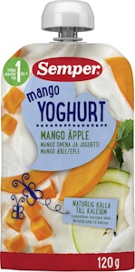 Semper Yoghurt Mango 12M 120g Semper