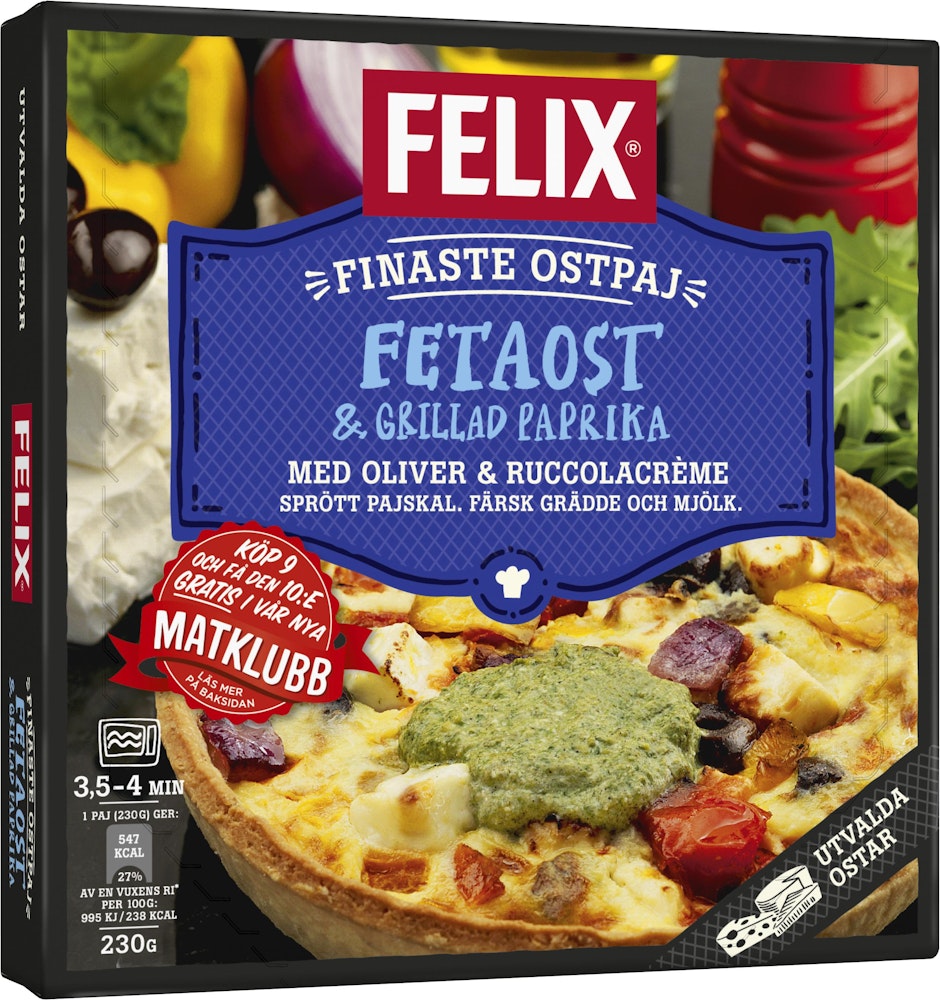 Felix Fetaostpaj Fryst Felix