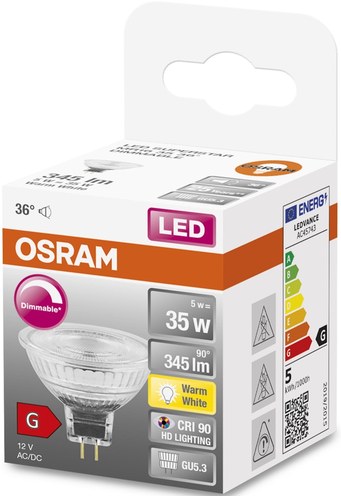 Osram Lampa LED MR16 35 Dim 2700K
