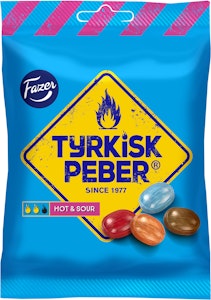 Fazer Konfektyr Turkisk Peppar Hot & Sour 150g Fazer
