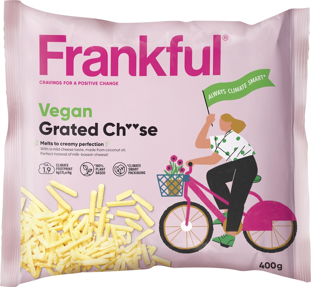 Frankful Grated Ch**se Vegansk Fryst Frankful