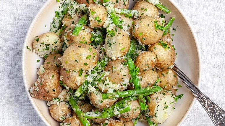 Parmesanslungad potatis