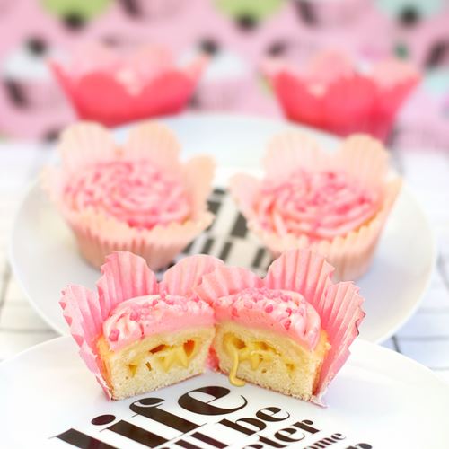 Vaniljfyllda cupcakes