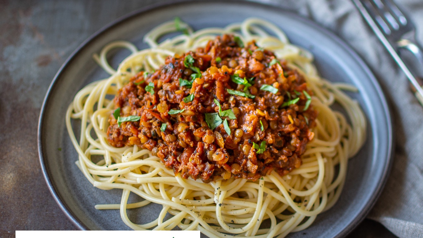 Vegetarisk spagetti bolognese