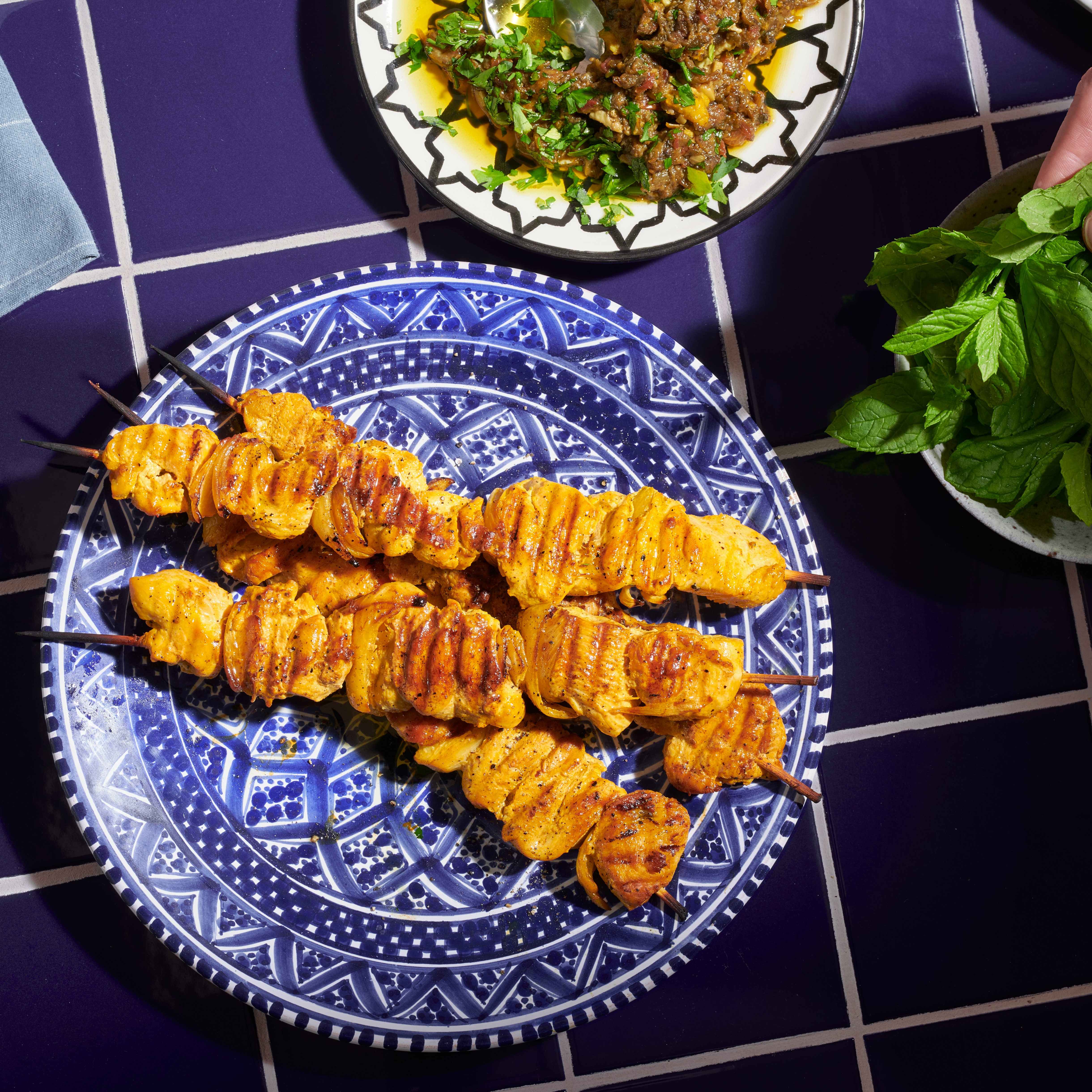Djoje kabab – persisk kycklingkebab 