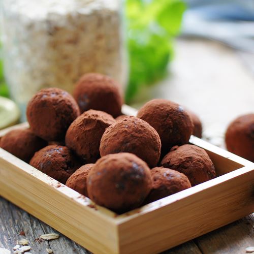 Chokladtryfflar ”raw food-style”
