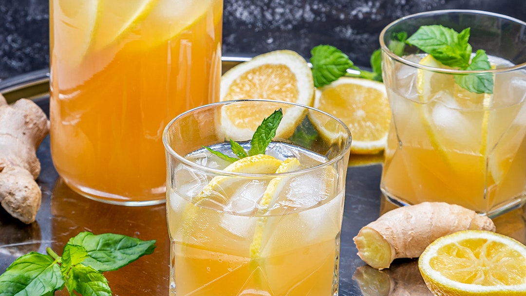 Lemonad med ingefära och citron
