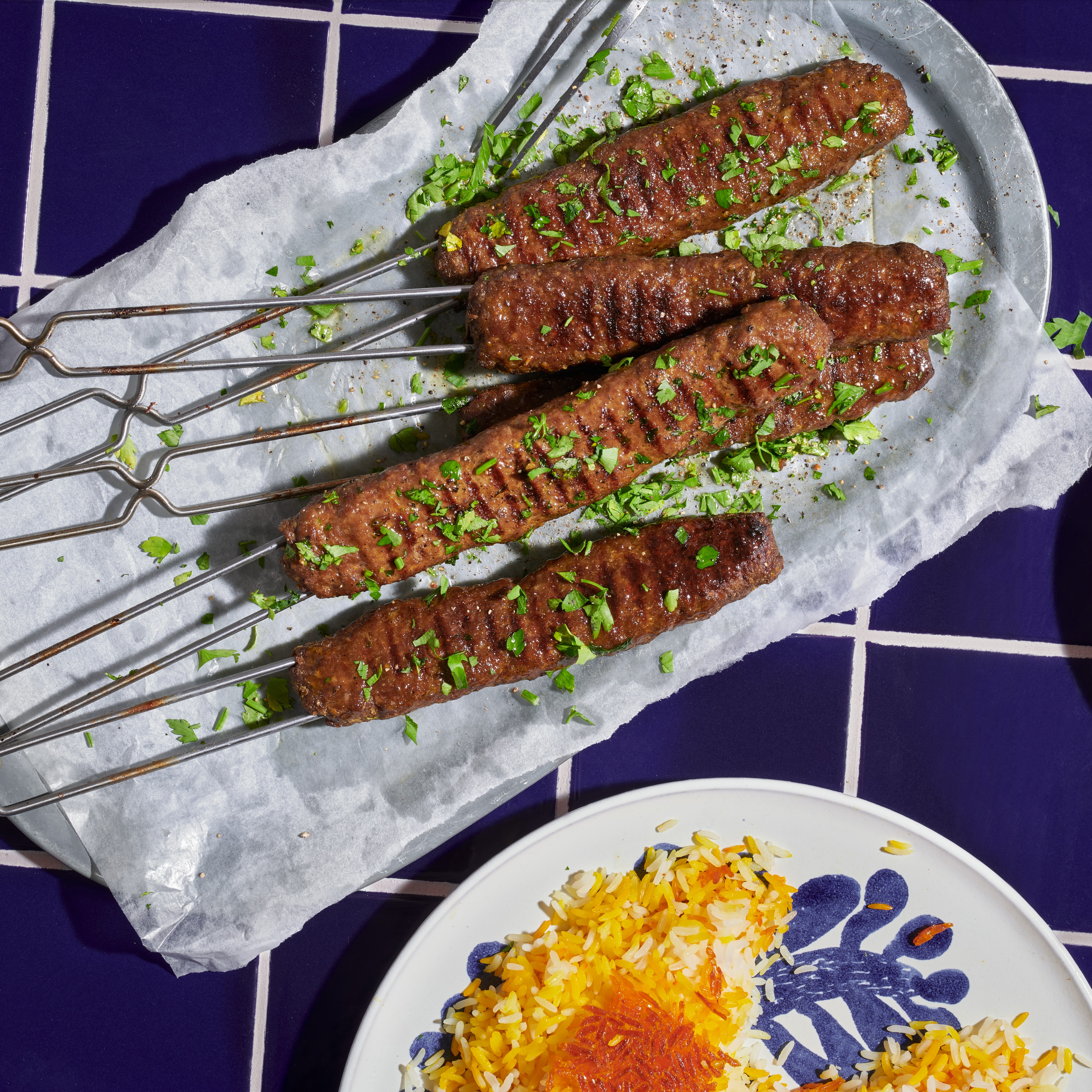 Kabab kobide – persisk köttfärskebab