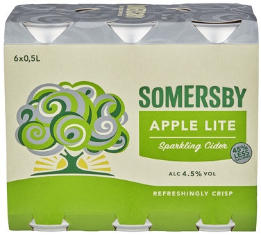 Bilde: © Somersby / Oda Somersby Somersby Apple Lite 6 x 0,5l, 3 l