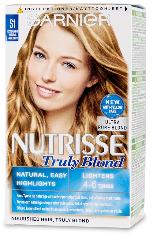 Bilde: © Garnier / Kolonial.no Garnier Ekstra Lyse Striper Nutrisse Truly Blond, 1 stk