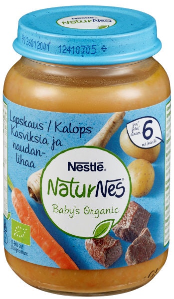Bilde: © Nestlé / Oda Nestlé NaturNes Lapskaus Fra 6 mnd, 190 g