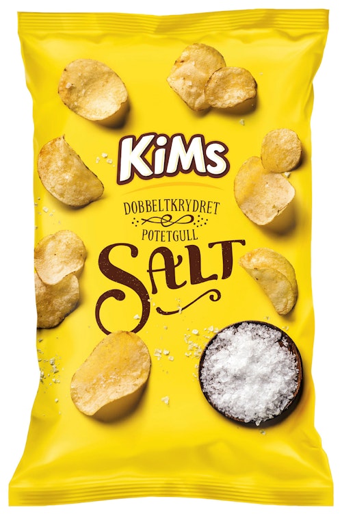Bilde: © Kims / Kolonial.no Kims Potetchips Salt 250 g