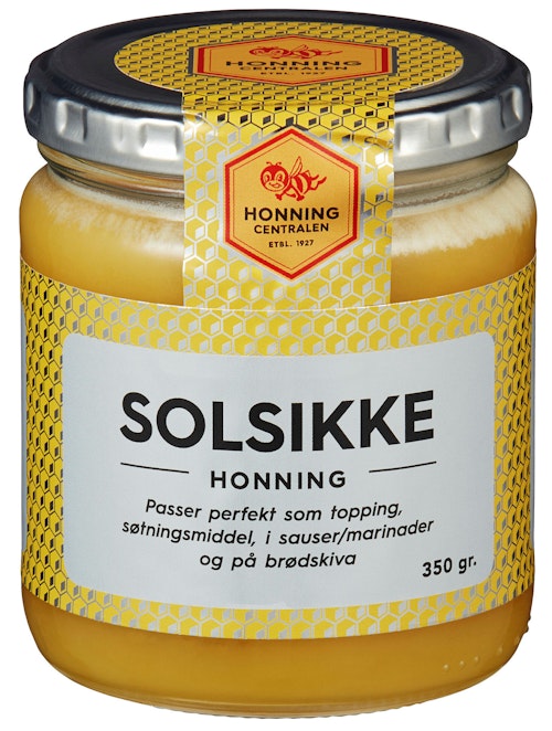 Bilde: © Honningsentralen / Kolonial.no Honningsentralen Solsikkehonning 350 g