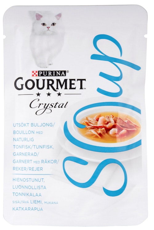 Bilde: © Gourmet Gold / Oda Gourmet Gold Gourmet Crystal Soup Tunfisk & Reker