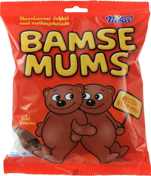 Bilde: © Nidar / Kolonial.no Nidar Bamsemums 250 g