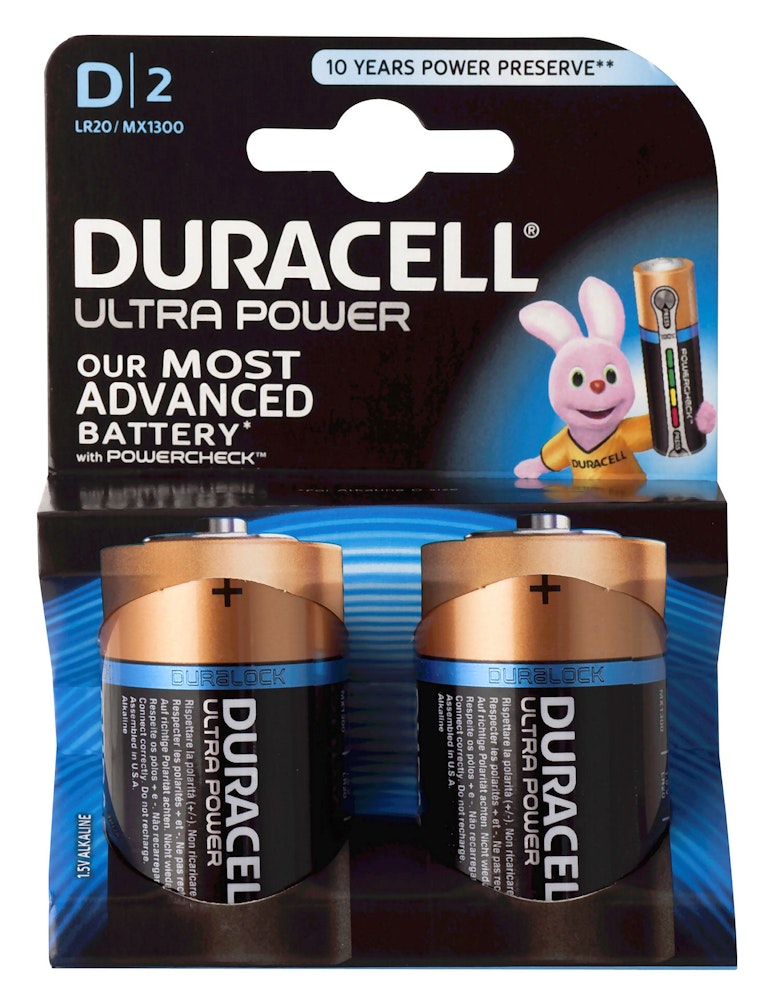 Duracell Batterier Ultra Power D