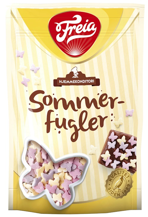 Bilde: © Freia / Kolonial.no Freia Sommerfuglstrøssel 40 g