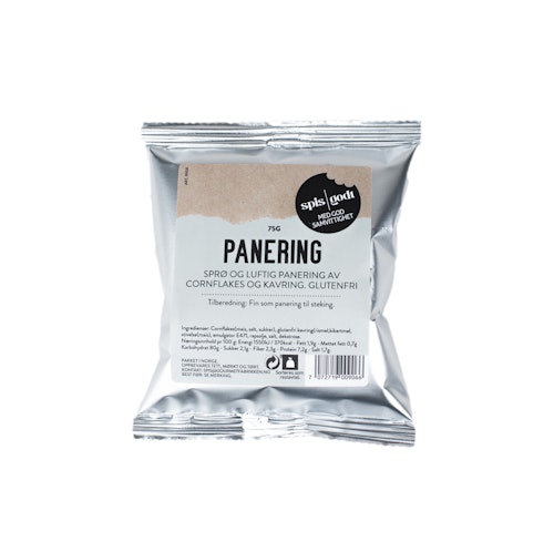 Bilde: © Spis / Oda Spis Porsjonspose Panering, glutenfri 75 g