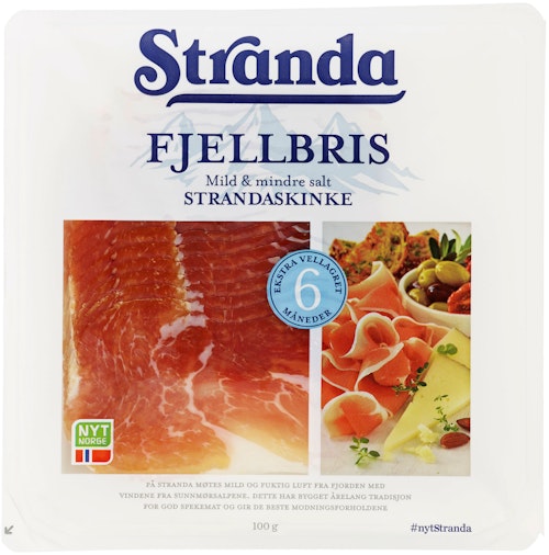 Bilde: © Stranda / Kolonial.no Stranda Fjellbris Strandaskinke 100 g