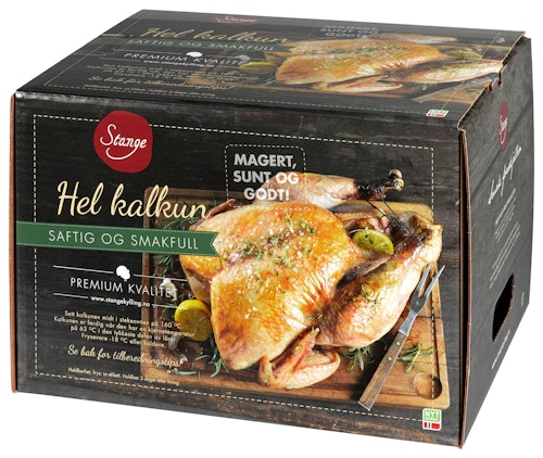 Bilde: © Stanges Gårdsprodukter / Kolonial.no Stanges Gårdsprodukter Hel Kalkun ca. 6 kg