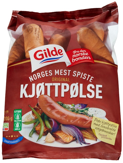 Bilde: © Gilde / Oda Gilde Røkt Kjøttpølse Original 1,2 kg