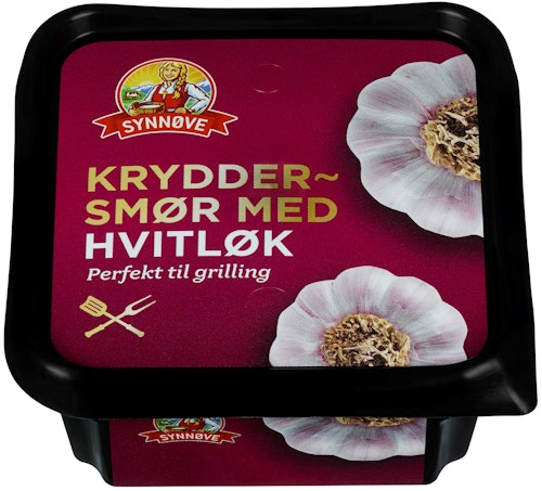 Bilde: © Synnøve / Kolonial.no Synnøve Hvitløksmør 90 g