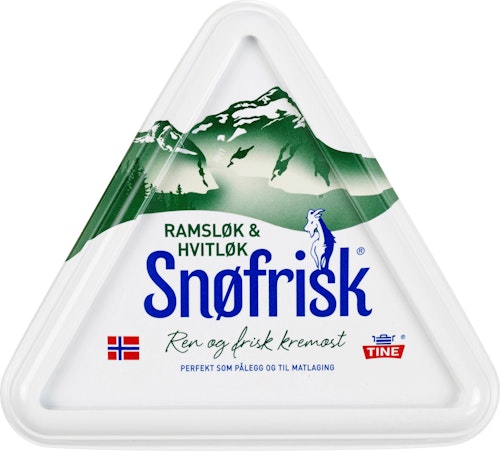 Bilde: © Tine / Kolonial.no Tine Snøfrisk Ramsløk & Hvitløk 125 g