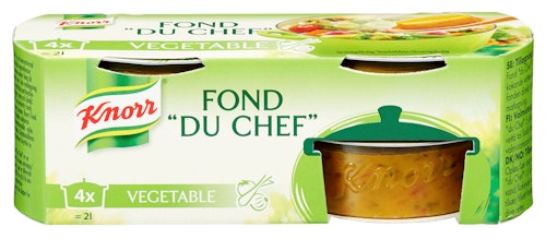 Bilde: © Knorr / Kolonial.no Knorr Fond du Chef Grønnsak, 4x28g, 112 g