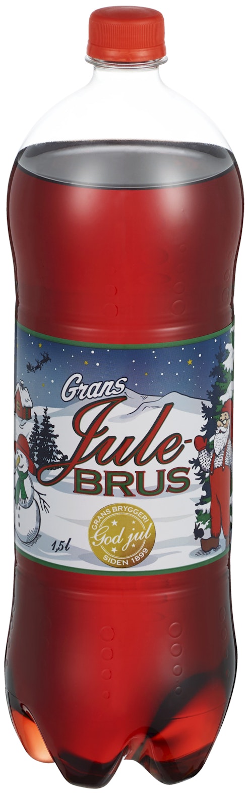 Bilde: © Grans Bryggeri / Kolonial.no Grans Bryggeri Julebrus 1,5 l