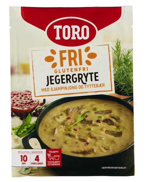 Bilde: © Toro / Oda Toro Toro Jegergryte Glutenfri, 90 g