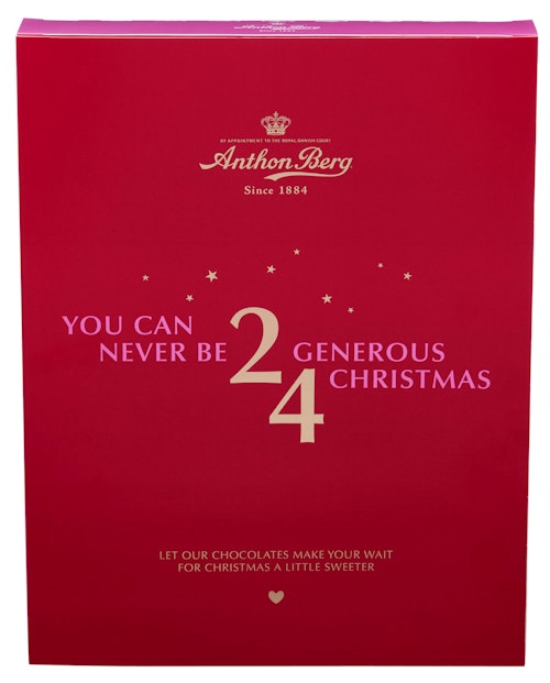 Bilde: © Anthon Berg / Kolonial.no Anthon Berg Julekalender 237 g