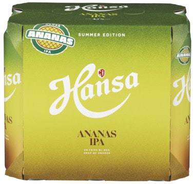 Bilde: © Hansa Borg / Oda Hansa Borg Hansa Ananas IPA 6 x 0,5l, 3 l