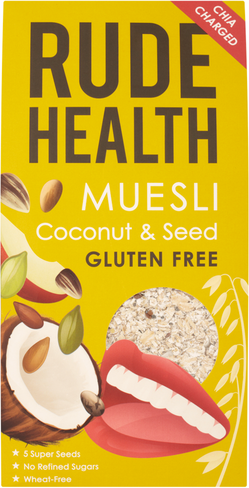 Bilde: © Rude Health / Kolonial.no Rude Health Coconut & Seed Muesli Glutenfri, 500 g