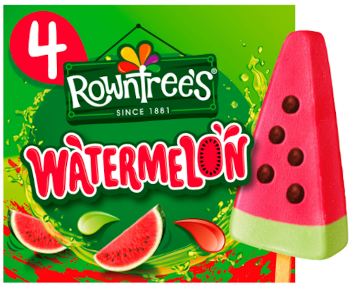 Bilde: © Rowntree's / Oda Rowntree's Ispinne Vannmelon 4 stk, 292 ml