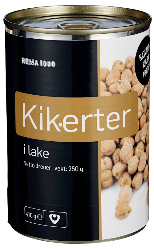 Bilde: © REMA 1000 / Oda REMA 1000 Kikerter 410 g