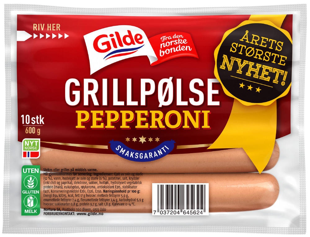 Gilde Grillpølse Pepperoni