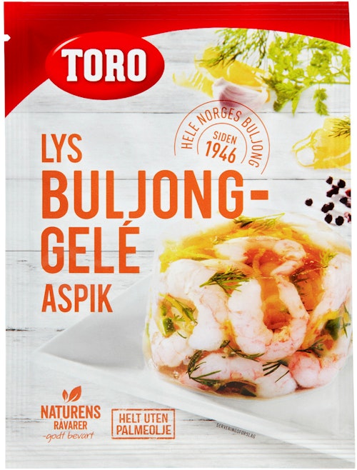 Bilde: © Toro / Kolonial.no Toro Buljonggele Lys 0,5 l