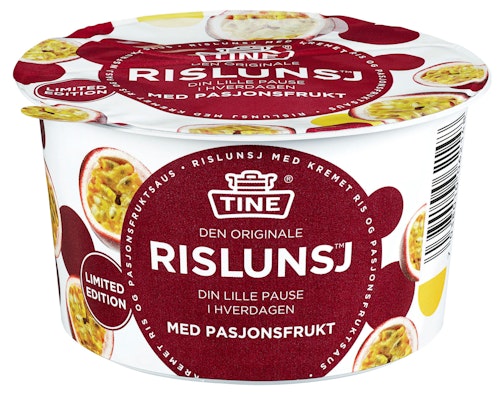 Bilde: © Tine / Kolonial.no Tine TINE Rislunsj Pasjonsfrukt 150 g