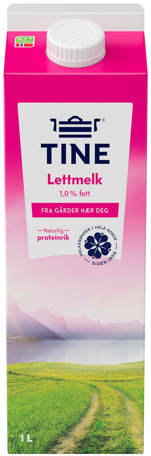 Bilde: © Tine / Kolonial.no Tine TineMelk Lett 1 l
