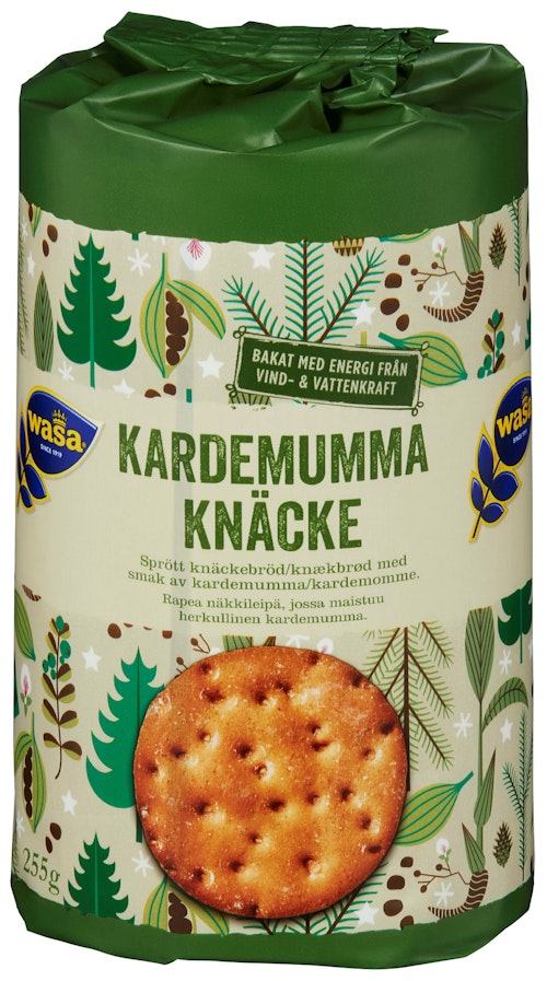 Bilde: © Wasa / Kolonial.no Wasa Knekkebrød Runda Kardemumme 255 g