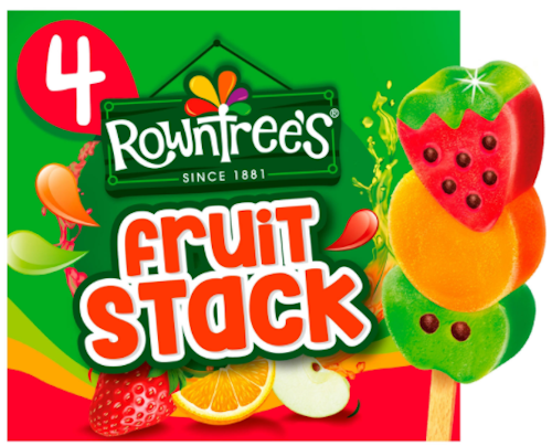 Rowntree's Ispinne Fruktsmak 4 stk, 280 ml