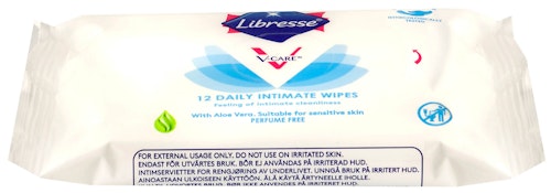 Bilde: © Libresse / Kolonial.no Libresse Libresse V-care Intimservietter 12 stk