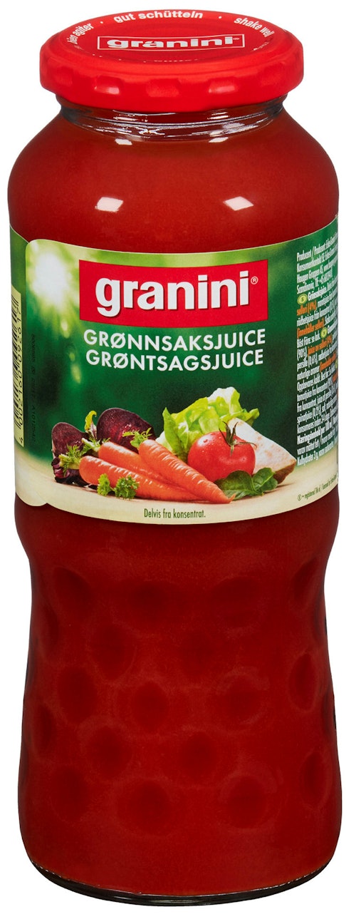 Bilde: © Granini / Kolonial.no Granini Grønnsaksjuice 0,5 l