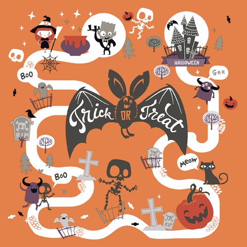 Bilde: © Duni / Oda Duni Servietter Halloween Fun 3 lag, 33x33cm