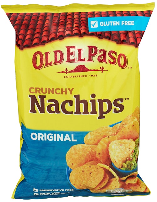 Bilde: © Old El Paso / Kolonial.no Old El Paso Nachips 185 g
